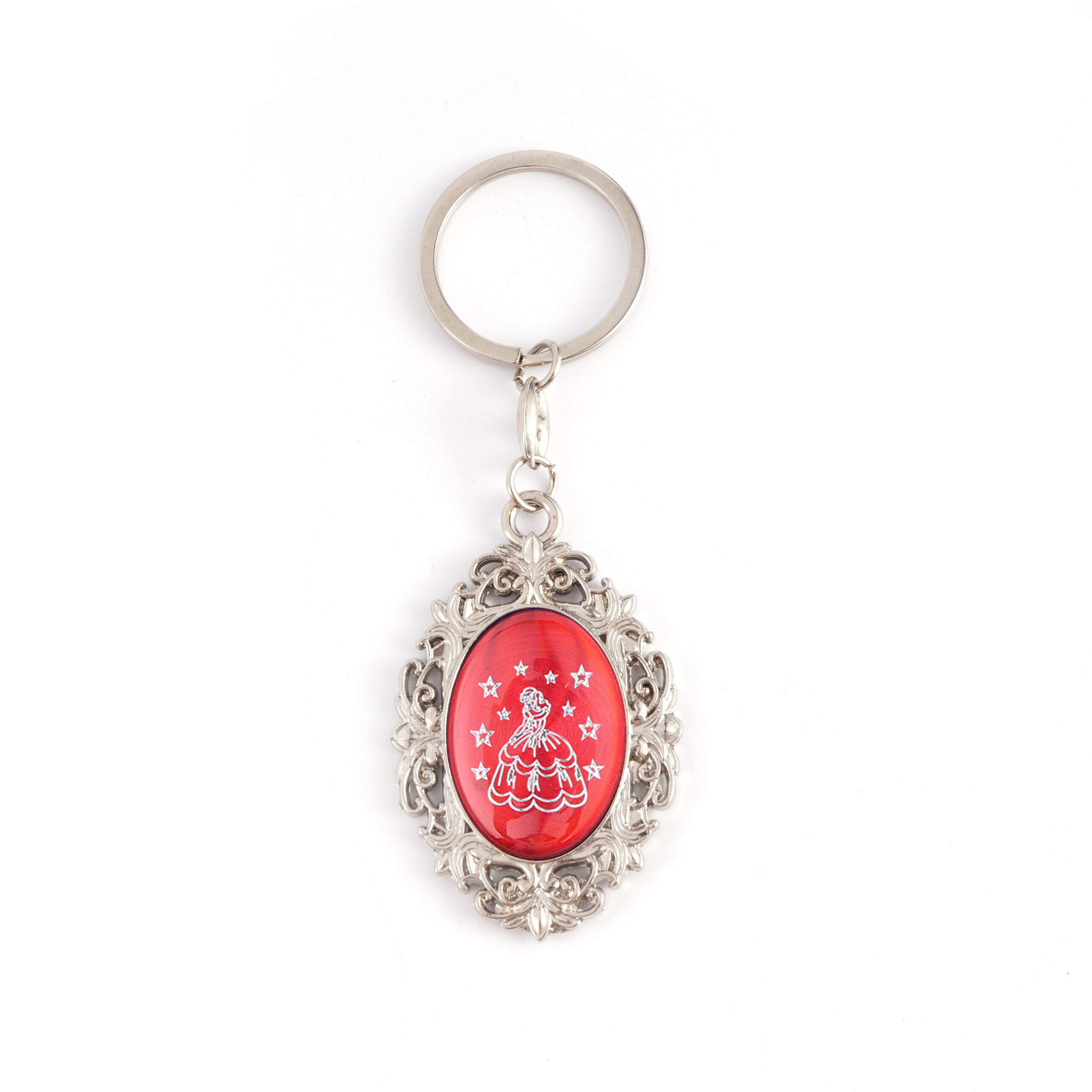 花边钥匙扣公主红